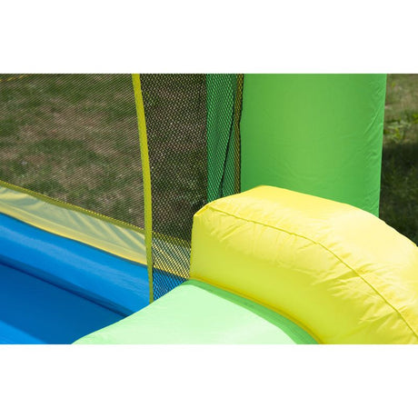 HOMCOM Nylon Inflatable Bouncy Castle Multi-Colour