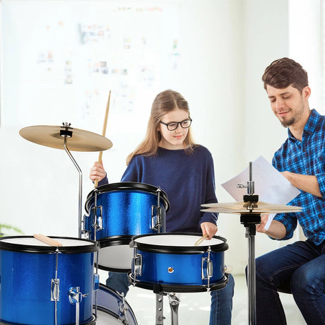 5-Piece Junior Drum Set For Kids -Blue