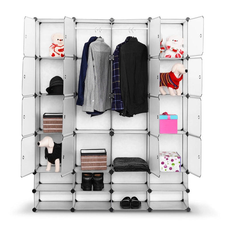16+8 Cubes Portable Clothes Wardrobe