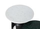 Giner and Colomer - Set Of 2 Tables With Aluminum & Marble Tops