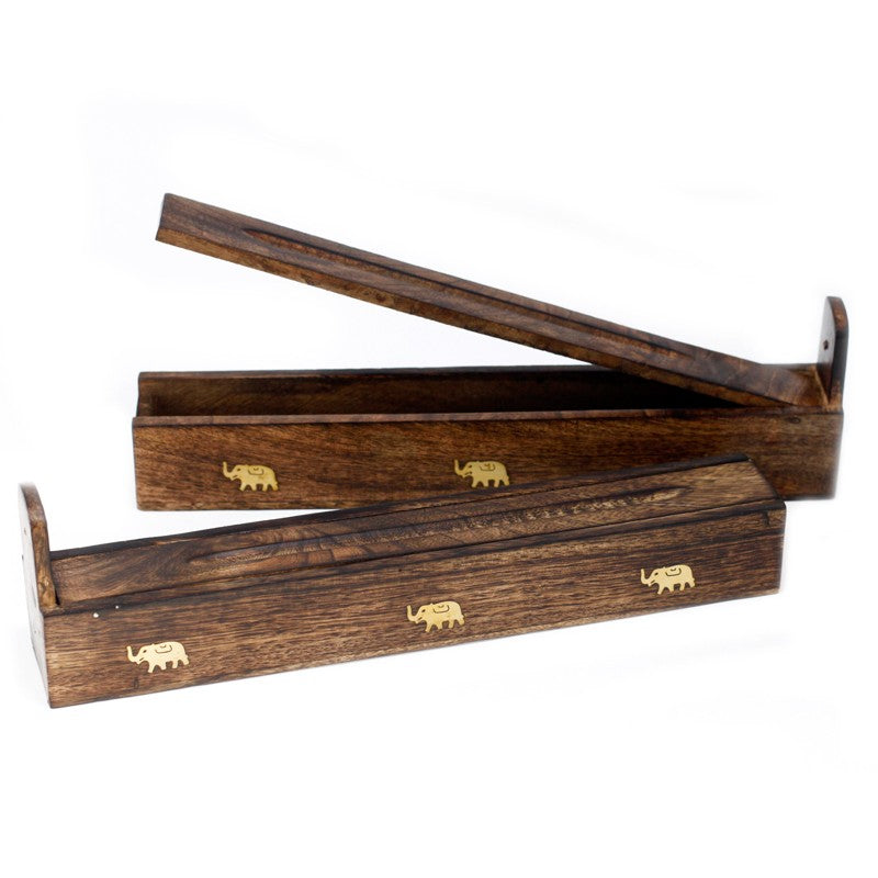 Mango Wood Incense Box - Assorted