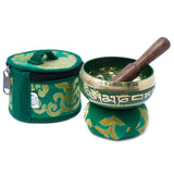 Mini Singing Bowl Gift Set - Green