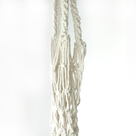 Macrame Pot Holder - Large Pot Holder - Extra Long