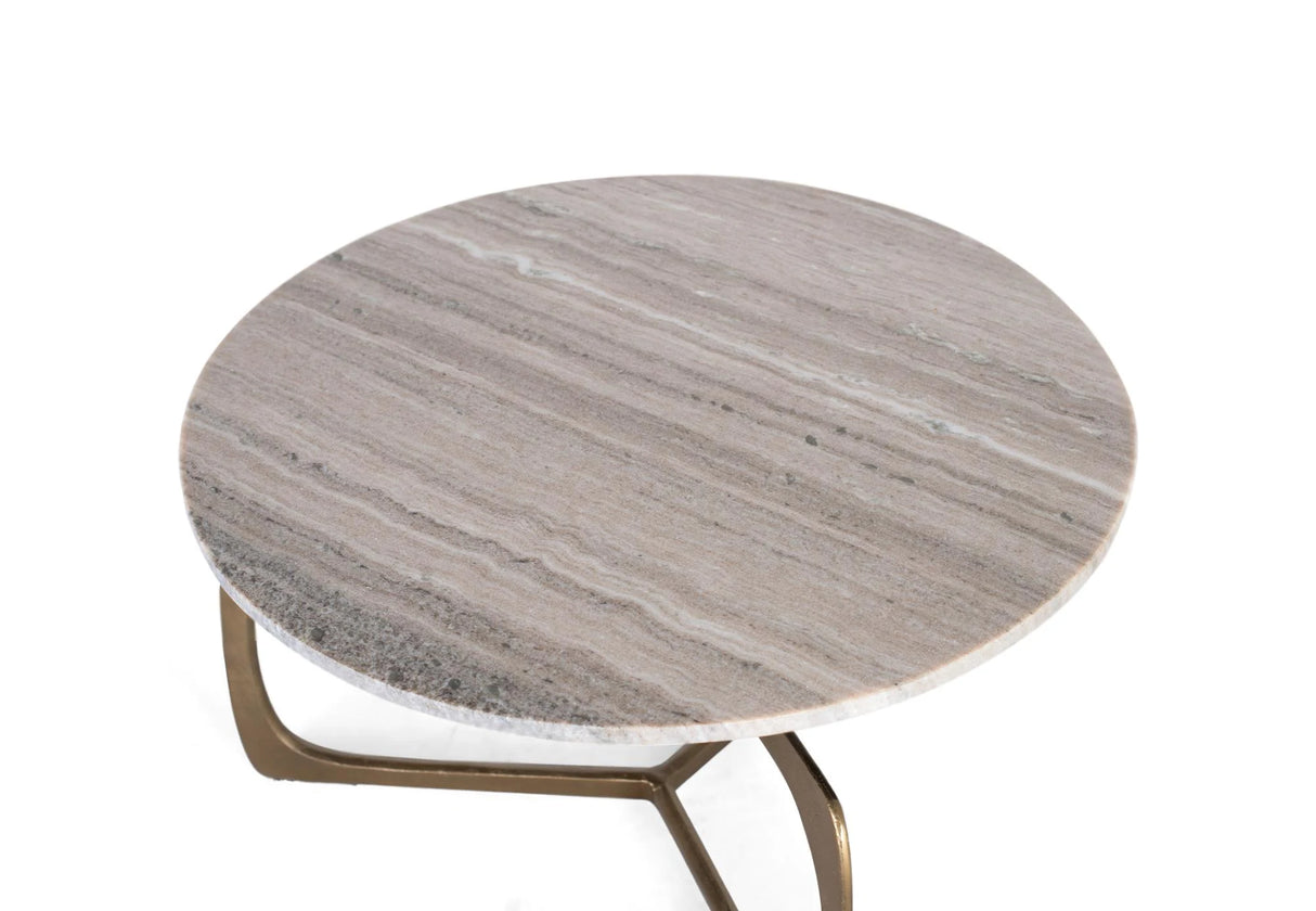 Giner and Colomer - Aluminum & Marble Coffee Table