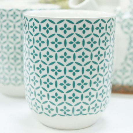 Herbal Teapot Set - Green Mosaic