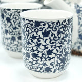 Herbal Teapot Set - Blue Pattern