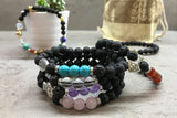 Lava Stone Bracelet - Buddha Chakra