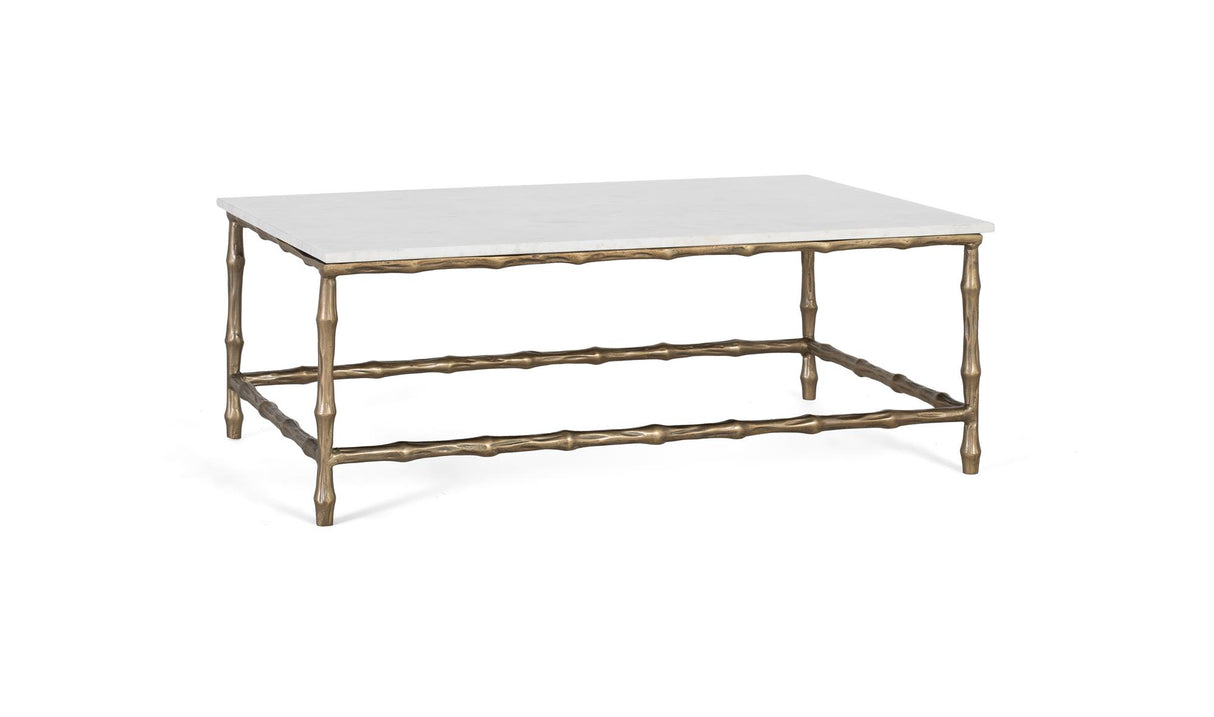 Giner and Colomer - Aluminum & Marble Coffee Table