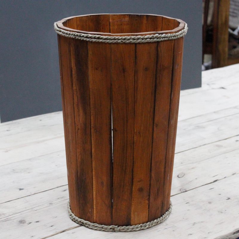 Lrg Nautical Display Tub - Brown 45x32cm