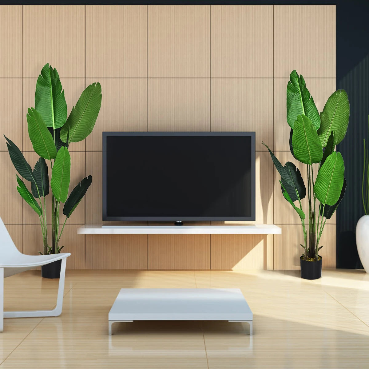 Artificial Plant Artificial Green Plant 160 cm Tropical Palm Artificial Monstera Snake Plant