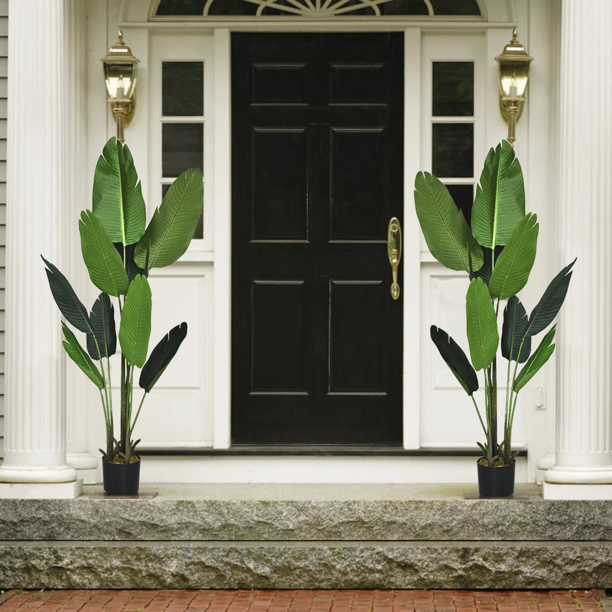 Artificial Plant Artificial Green Plant 160 cm Tropical Palm Artificial Monstera Snake Plant