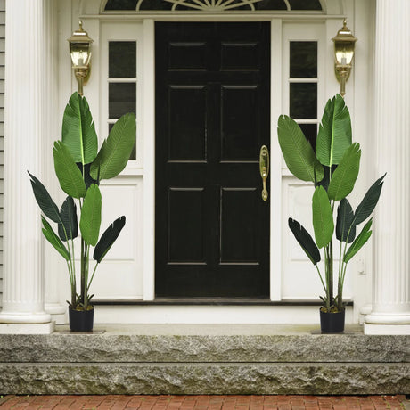 Artificial Plant Artificial Green Plant 160 cm Tropical Palm Artificial Monstera Snake Plant