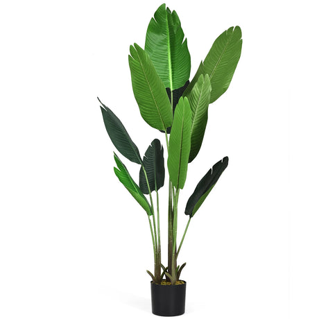 Artificial Plant Artificial Green Plant 160 cm Tropical Palm Artificial Monstera Snake Plant
