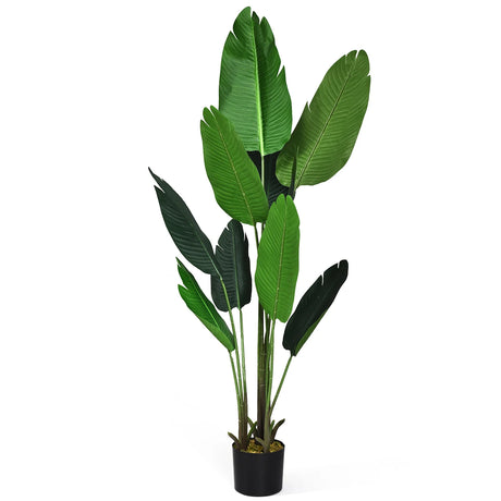 Artificial Plant Artificial Green Plant 160 cm Tropical Palm Artificial Monstera Snake Plant