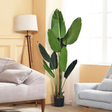 Artificial Plant Artificial Green Plant 160 cm Tropical Palm Artificial Monstera Snake Plant