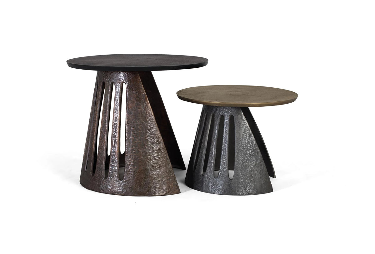 Giner and Colomer - Set Of 2 Aluminum Tables