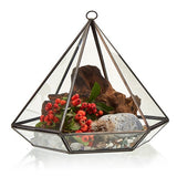 Glass Terrarium - Large Diamond