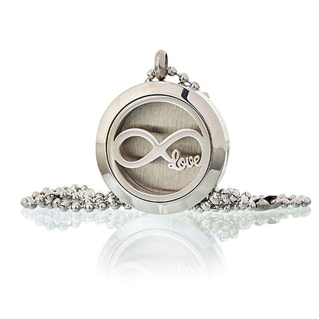 Aromatherapy Diffuser Necklace - Infinity Love 25mm