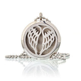 Aromatherapy Diffuser Necklace - Angel Wings 30mm