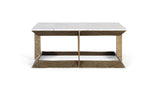 Giner and Colomer - Aluminum & Marble Coffee Table