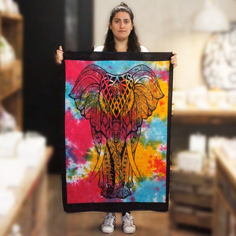 Cotton Wall Art - Elephant