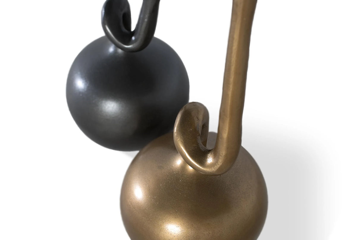 Giner and Colomer - Set Of 2 Aluminum Vases