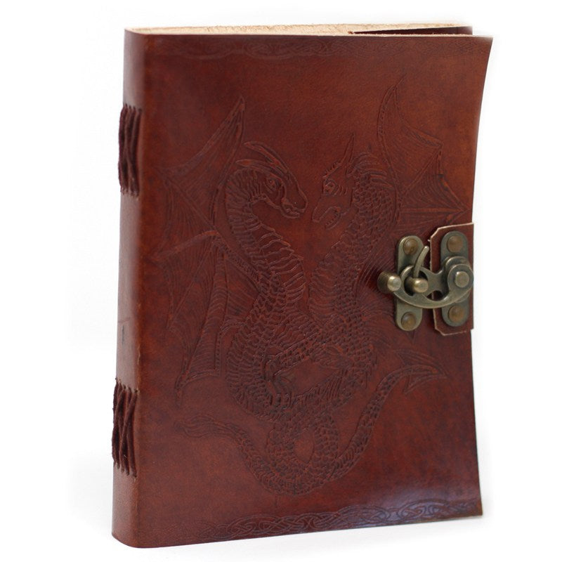 Leather Dragon Notebook (6x8")