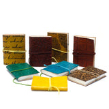 Mini Assorted Leather Notebook (4x3") - 1 piece