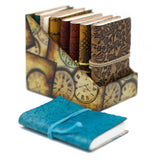 Mini Assorted Leather Notebook (4x3") - 1 piece