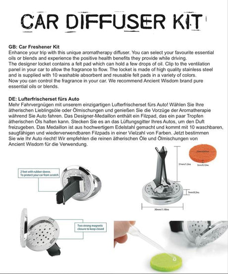 Car Diffuser Kit - Tree of Life - 30mm