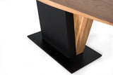 Giner and Colomer - Acacia Wood & Metal Dining Table With Adjustable Pads
