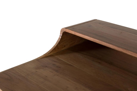 Giner and Colomer - Acacia Wood & Metal Desk With 3 Drawers