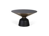 Giner and Colomer - Coffee Table With Tempered Glass & Aluminum Top