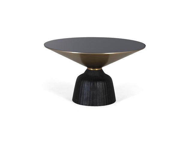 Giner and Colomer - Coffee Table With Tempered Glass & Aluminum Top