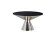 Giner and Colomer - Coffee Table With Tempered Glass Top & Metal Base