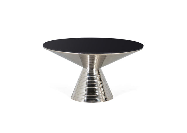 Giner and Colomer - Coffee Table With Tempered Glass Top & Metal Base