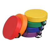 6 Pieces 15 Inch Round Toddler Floor Cushions-Multicolor
