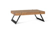 Giner and Colomer - Acacia Wood & Metal Coffee Table In Natural Color
