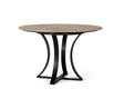 Giner and Colomer - Dining Table With Travertine Marble Top & Metal Base