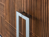 Giner and Colomer - 4-Door Mango Wood Sideboard With Metal Base