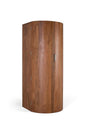 Giner and Colomer - 2-Door Solid Acacia Wood Bar Cabinet (Natural Color)