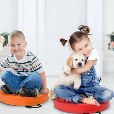 6 Pieces 15 Inch Round Toddler Floor Cushions-Multicolor