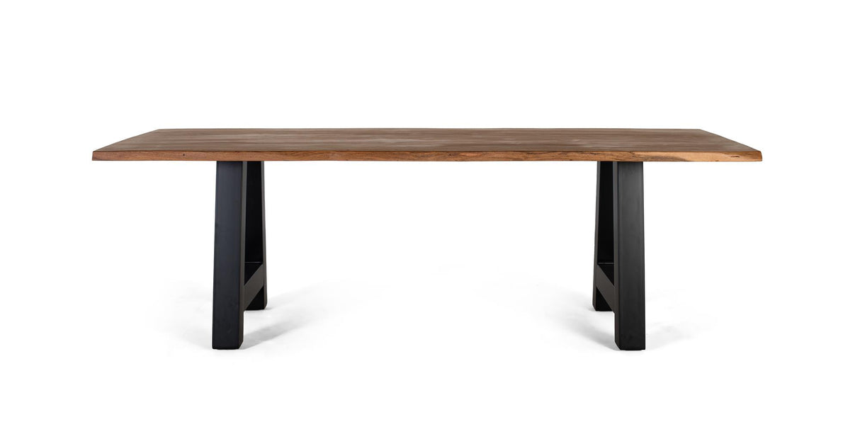 Giner and Colomer - Acacia Wood & Metal Dining Table (200 cm)