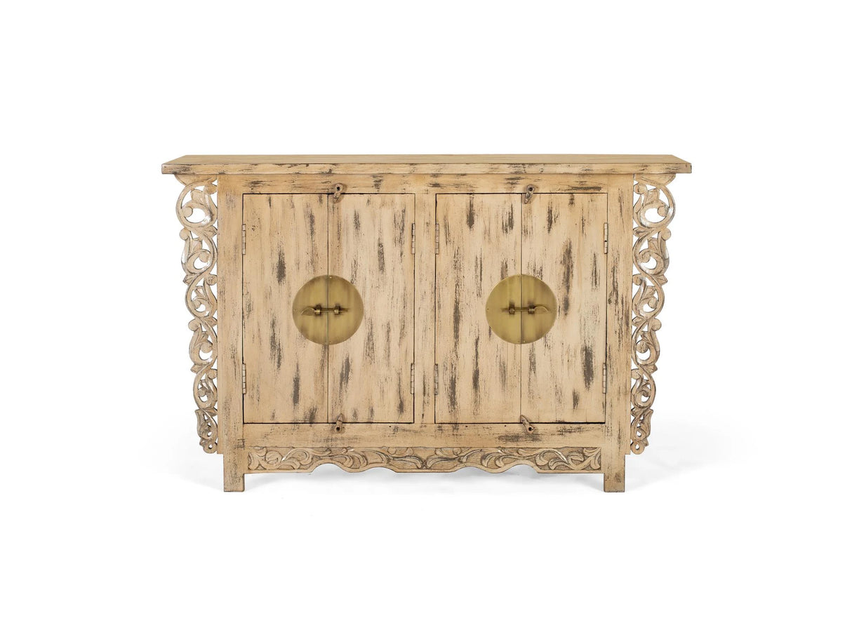 Giner and Colomer - 2-Door Mango Wood Wardrobe