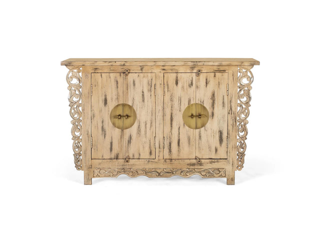 Giner and Colomer - 2-Door Mango Wood Wardrobe