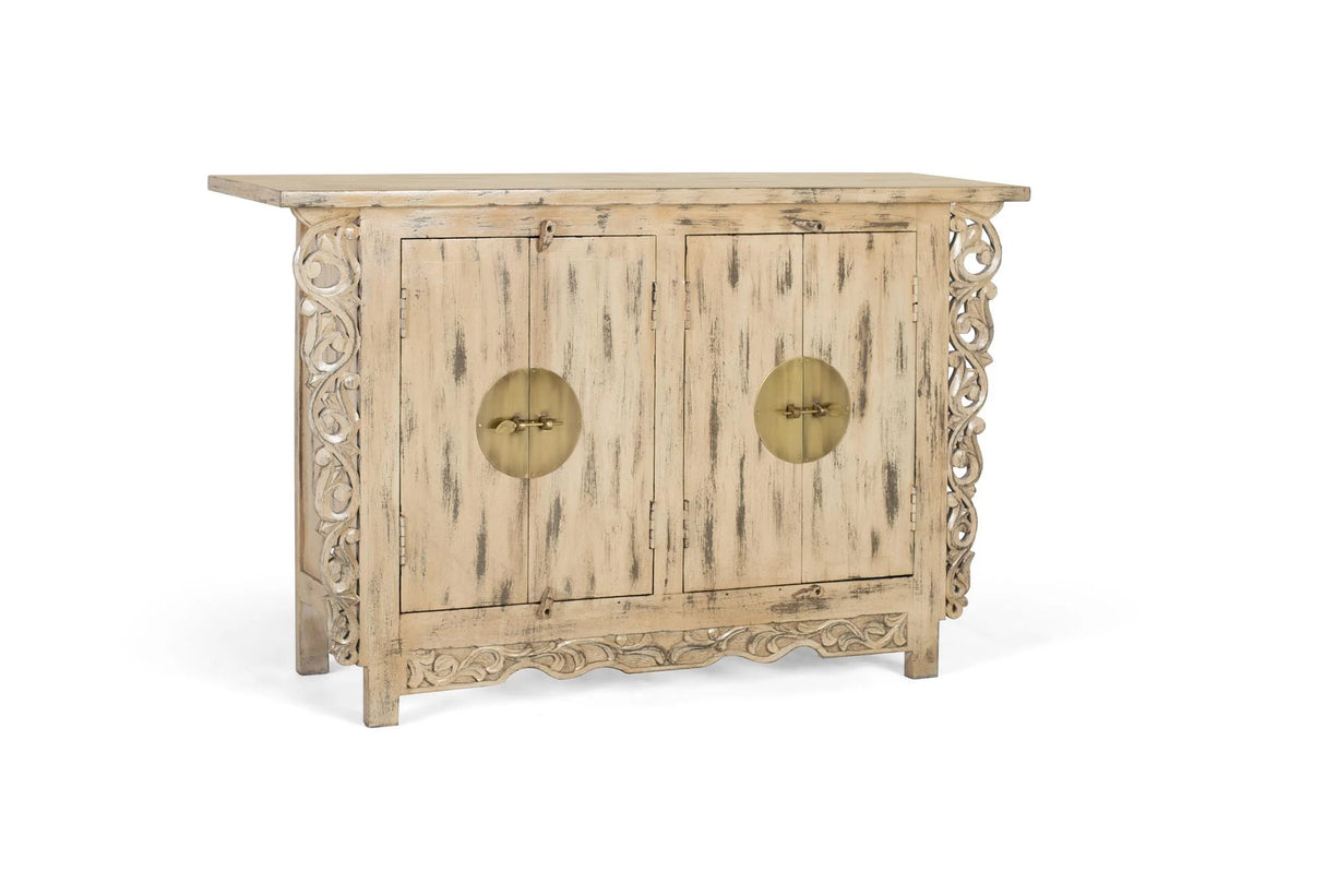 Giner and Colomer - 2-Door Mango Wood Wardrobe