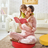 6 Pieces 15 Inch Round Toddler Floor Cushions-Multicolor