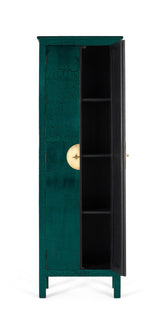 Giner and Colomer  2-Door Wardrobe In Mango Wood With Hand-Carved Details