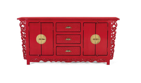 Giner and Colomer - 2-Door, 3-Drawer Mango Wood Sideboard