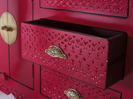 Giner and Colomer - 2-Door, 3-Drawer Mango Wood Sideboard